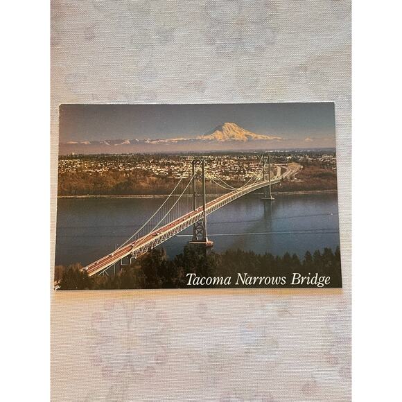 Washington State Vintage Topographical Postcards circa 1992 - Picture 5 of 11